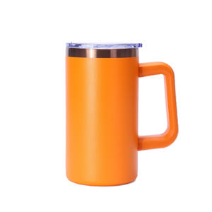 Vaso Térmico de Acero Inoxidable 304 con Aislamiento al Vacío de 20 oz, con Asa Extraíble, Chapado en Oro, para Regalos Empresariales, Venta al por Mayor - Product Image 5