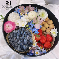 Hot Koop Clear Hart Vormige Bloem Doos Voor Fruit Regelingen Luxe Bloemist Levering Gift Sieraden