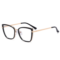 MS 991032 2024 Nouvelles lunettes TR90 + carrées en métal anti-lumière bleue pour enfants Lunettes optiques pour jeunes enfants