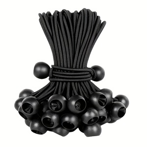 פוליאסטר מפעל קלוע 10 מ "מ 15 מ" מ 20 מ "מ גומי מחרוזת עם כדור pvc לציוד מוצרי ספורט - Product Image 5