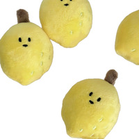 Mayorista Peluche Lindo Dulce Limón Llavero Mochila Encanto Fruta Colgante Patata Felpa Llaveros Juguetes Papa Peluche Muñeco