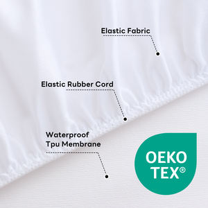 גודל המלכה להישאר יבש עמיד למים מגן מזרן 200x115 בסגנון רגיל מיטה mahjong עבור מיטות kingגודל - Product Image 4