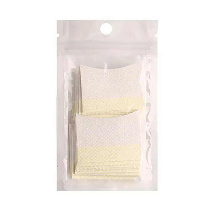 China Manufacturer List Eyelash Extension Tool Under Eye Pad Glue Remover Cotton Patch