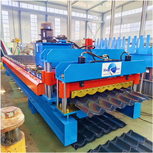 Machine de fabrication de tuiles émaillées rétro européennes <span class=keywords><strong>en</strong></span> promotion, machine de formage à froid de tuiles métalliques <span class=keywords><strong>imitation</strong></span> bambou à vendre - Product Image 3