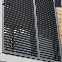 Stores verticaux motorisés en alliage d'aluminium pour balcon résidentiel, écoresponsables, anti-UV, modernes, pour fenêtres extérieures
