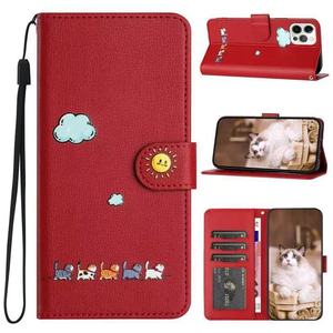 Étui de téléphone à clapet en <span class=keywords><strong>cuir</strong></span> à motif chat anti-chute, fermeture magnétique avec <span class=keywords><strong>coque</strong></span> intérieure antichoc pour <span class=keywords><strong>iPhone</strong></span> 15 Pro - Product Image 6