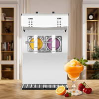 Congélateur à boissons glacées à double saveur en acier inoxydable commercial SPACE pour les magasins pratiques