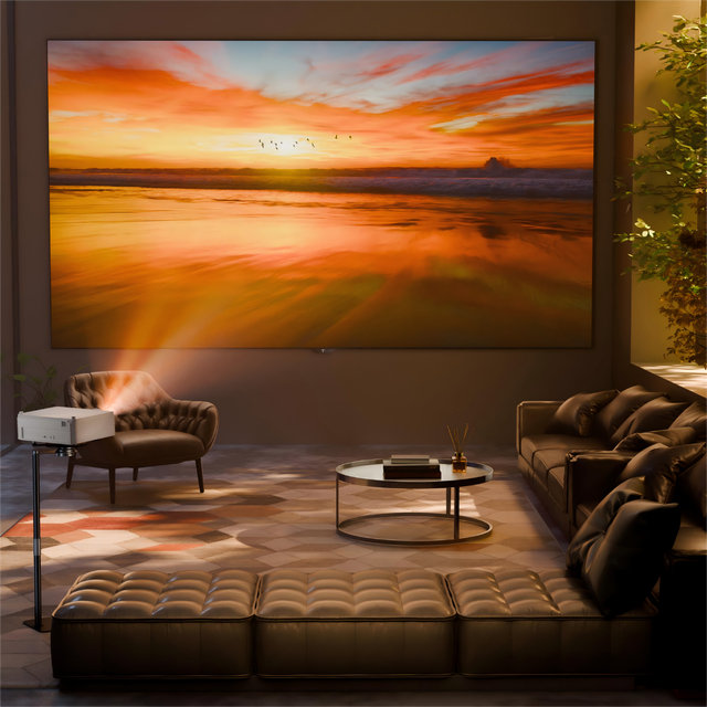 PerfecTisan Ambient Light Rejection Projector Screen Wide Angle Screens 8K 3D HDR Frame Screen for Meeting Classroom Decorations