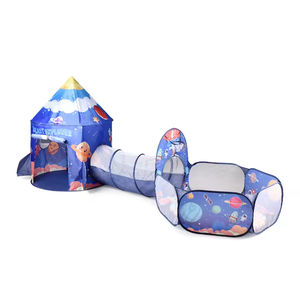 Parque infantil portátil 3 en 1 para niños, tienda grande para niños, PISCINA DE BOLAS, pozo de bolas con túnel - Product Image 3