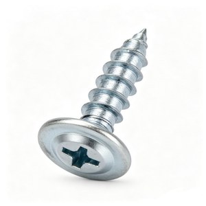En stock, vente en gros, livraison rapide, approvisionnement direct usine, vis autotaraudeuses à tête trapézoïdale en acier au carbone zingué pour la ventilation et la climatisation - Product Image 1
