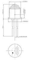 Puce photodiode de détection de gaz InGaAs 1654 nm, encapsulée, fiable et économique pour les applications de détection de gaz méthane