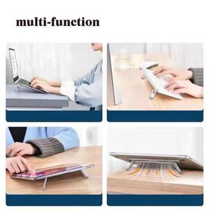 New Height Adjustable Portable Laptop <b>Stand</b> 360 Rotating Aluminum Alloy Laptop Riser Holder for Home Office - Product Image 4