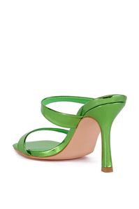 Pantofola donna estate verde metallizzato da donna colorata con tacco alto Gitter pump avvolti tacchi a spillo scarpe <span class=keywords><strong>infradito</strong></span> - Product Image 3