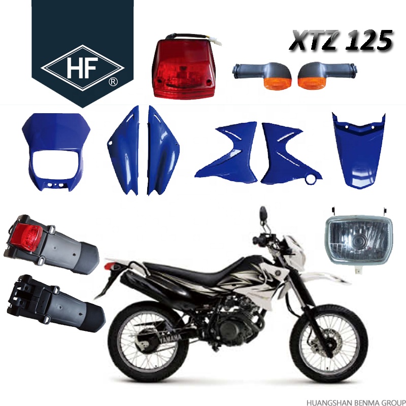 Replace Motorcycle Body Parts for XTZ125 - Plastic & Stainless