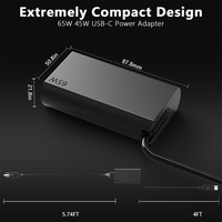 Vente flash - Chargeur pour ordinateur portable 65W USB C Type-C, adaptateur secteur rapide PD, chargeur universel pour ordinateur portable pour Len Thinkpad ADLX65YDC2A