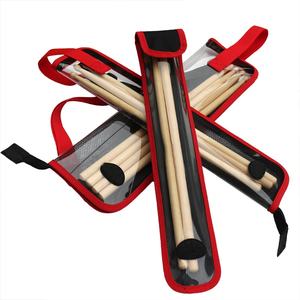 Bolsa de <span class=keywords><strong>baquetas</strong></span> de tambor con bolsa de <span class=keywords><strong>baquetas</strong></span> de colores <span class=keywords><strong>transparentes</strong></span> Estuche de mazo de tambor 1/2/4 pares de juegos de <span class=keywords><strong>baquetas</strong></span> para logotipo de almacenamiento - Product Image 4