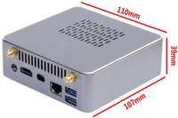 Unité centrale d'ordinateur Elsky Intel 10e génération Core I3 I5 I7, PC de jeu portable DDR4, tablette Linux Ubuntu Nuc Mini PC