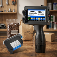 Impresora de Etiquetas Portátil de Secado Rápido, Impresora de Inyección de Tinta Digital Automática, Impresora de Etiquetas de Mano Multifunción, Funciona con Batería, Nueva Condición