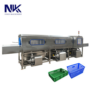 <span class=keywords><strong>Machine</strong></span> de nettoyage entièrement automatique pour paniers alimentaires, équipement de nettoyage haute pression pour paniers en plastique - Product Image 2