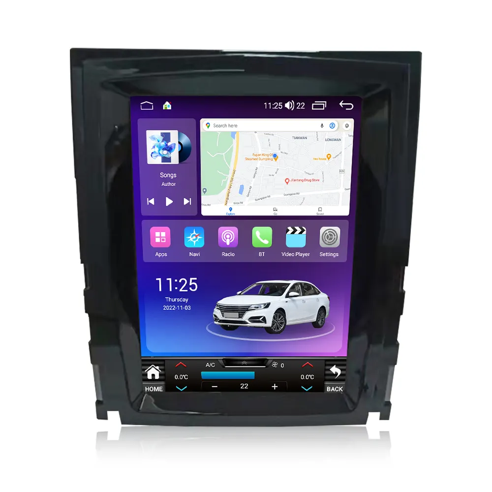 MEKEDE Android autoradio video lettore DVD per Cadillac Escalade SLS 2007 - 2012 di raffreddamento ventola di navigazione gps per auto