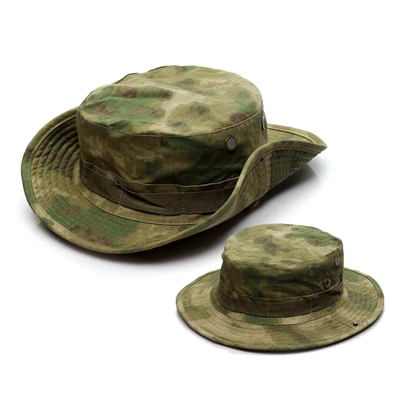 Multicam Boonie Hat Camouflage Bucket Hats Hunting Outdoor Hiking Fishing Sun Protector Fisherman Cap Tactical Men