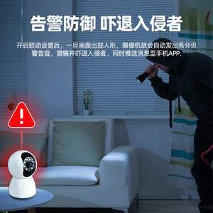 <b>Network</b> <b>Camera</b> 1080p 3.6mm Lens 30m Infrared Home Surveillance Wireless Indoor Security <b>Camera</b> Cloud Storage - Product Image 5