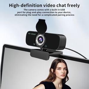 Cámara Web WODEXUN 1080P Full HD Mini PC con Micrófono, Conexión USB, Gran Angular de 70°, Compatible con YouTube, <span class=keywords><strong>Skype</strong></span>, Transmisión en Vivo, para <span class=keywords><strong>Mac</strong></span> y Laptop - Product Image 4