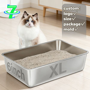 DSDT Professioneller Haustierbedarf Umfassende Anpassung 40L-60L Kapazität Umweltfreundliche Geruchskontrolle Anti-Spritz Katzentoilette - Product Image 3