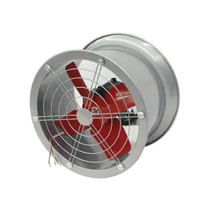 Ventilador axial de ventilación directa de fábrica Ventilador de flujo axial vertical de alta potencia de escape de humo grande