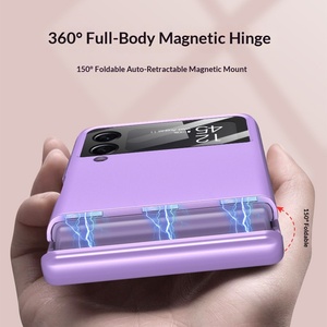 เคสโทรศัพท์สำหรับ Samsung <span class=keywords><strong>Z</strong></span> <span class=keywords><strong>Flip</strong></span> <span class=keywords><strong>4</strong></span>แบบแม่เหล็กพับ<span class=keywords><strong>ได้</strong></span>เคสโทรศัพท์ PC ป้องกันการตกพร้อมการป้องกันหน้าจอ - Product Image 3
