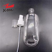 Flacons pulvérisateurs portables de voyage en PET transparent, rechargeables, à brume fine, 50ml 60ml 75ml, pour désinfectant pour les mains et liquides cosmétiques