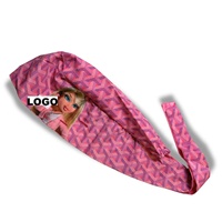 Gorro Quirúrgico Médico con Diseño de Dibujos Animados, Elegante, Absorbente de Sudor, Forro de Satén, para Uso Hospitalario, Gorro de Enfermería con Logotipo Personalizado
