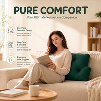 Oreiller ergonomique en mousse à mémoire de forme OEM ODM pour le soutien du dos et de la taille, idéal pour la maison, le salon, le bureau, et comme oreiller de lecture personnalisé pour le soutien lombaire.