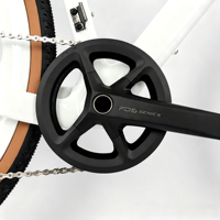 Vélo de Gravel en Fibre de Carbone 700C avec Axe Traversant X, Groupe Sans Fil WheelTop GEX 1x13 Vitesses, Freins à Disque, Vélo de Course sur Route