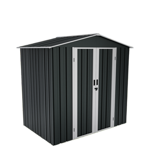 Caseta de Jardín para Almacenamiento Exterior, de Metal Resistente y <span class=keywords><strong>Madera</strong></span> Tratada a Presión, Fácil de Montar, a Prueba de Roedores y Viento - Product Image 3