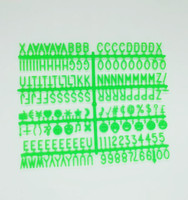 Ensembles de lettres noires de 3/4 pouce (340 caractères) pour tableaux en feutre à cadre en bois massif, y compris les symboles