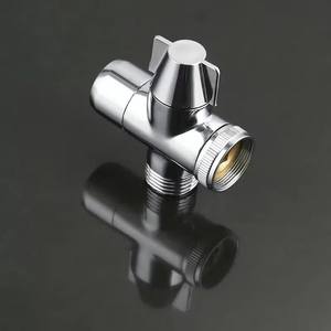 Robinet de dérivation en laiton chromé pour filtre à eau avec raccord cannelé pour salle de bain, <span class=keywords><strong>douche</strong></span> ou toilettes - Product Image 6