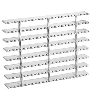 Serrated Steel Grating Galvanized Stainless Fence Drainage Channel Serrated Steel Bar Steel Grating Walkway Grill Grates