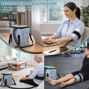 Sistema Portátil <span class=keywords><strong>de</strong></span> Terapia <span class=keywords><strong>de</strong></span> Frío con Almohadilla Fría a Prueba <span class=keywords><strong>de</strong></span> Fugas, Máquina <span class=keywords><strong>de</strong></span> Compresión Fría con Bolsas <span class=keywords><strong>de</strong></span> Hielo Reutilizables para <span class=keywords><strong>Rodilla</strong></span>, Hombro y Tobillo - Product Image 2