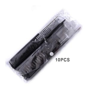 Lot de 10 peignes de barbier en plastique noirs pour la coupe, usage domestique et professionnel - Product Image 5