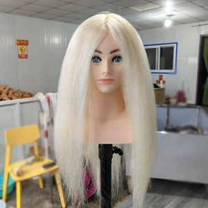 Mannequin de formation en laine pour la coiffure, la coloration et le coiffage, best-seller - Product Image 2
