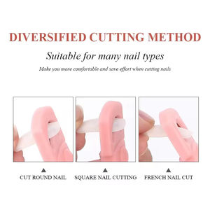 Ciseaux professionnels en plastique en forme de U pour manucure, coupe-ongles et coupe-ongles pour ongles, vente en gros à bas prix pour achats mixtes - Product Image 4