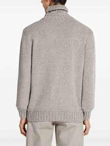 Suéter de cuello alto de manga larga de tejido liso de Color sólido informal nuevo estándar personalizado para hombre - Product Image 2