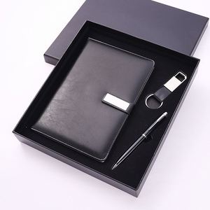 Custom Logo Notebook <b>Gift</b> <b>Set</b> with Keychain Ideal for Corporate Giveaway - Product Image 1