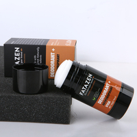 FATAZEN Grossiste Déodorant Antitranspirant Solide Corporel Naturel Végétalien, Baume Anti-Odeur Sueur Santal et Ambre