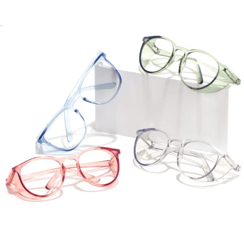 กรอบสี่เหลี่ยมป้องกันหมอกป้องกันแสงสีฟ้าแว่นตาความปลอดภัยป้องกันฝุ่นป้องกันละอองเกสรแว่นตาแว่นตา