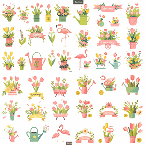 Autocollants de <span class=keywords><strong>peinture</strong></span> au diamant sur le thème du printemps vibrant: fleur colorée et charmante-décor <span class=keywords><strong>flamant</strong></span> rose 13CM * 17CM nouvelle version populaire - Product Image 1