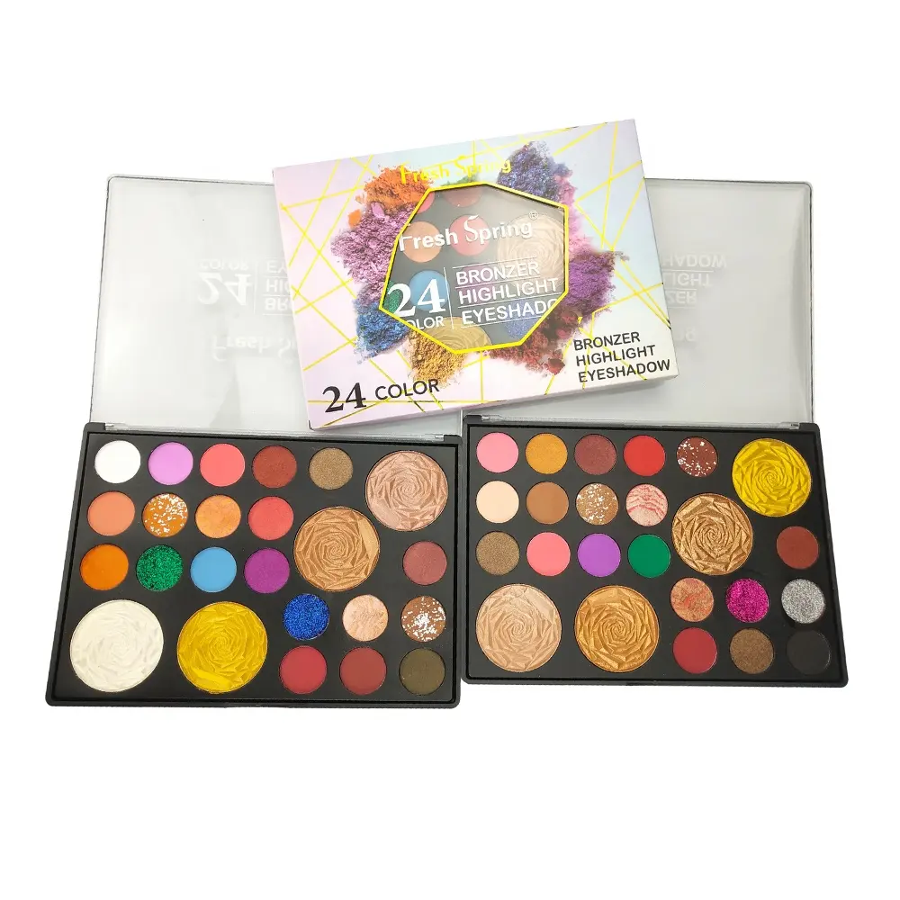 Top Services Factorycheap Make Up kit low price 24 Colors Eye shadow & Bronzer