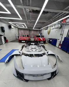 Kit carrosserie en carbone sec 812 le plus vendu : pare-chocs avant, pare-chocs arrière, ailes, capot et diffuseur arrière pour <span class=keywords><strong>Ferrari</strong></span> 812 - Product Image 4