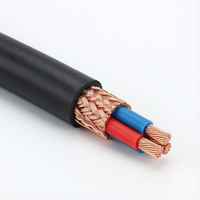 Câble minier blindé en cuivre étamé MHYVP, densité de tressage élevée, isolé en PE ignifuge, gaine en PVC, protection anti-EMI RFI